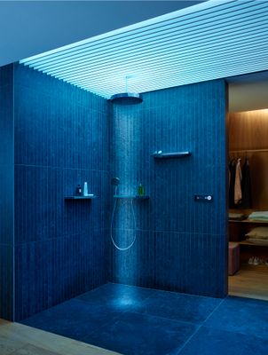 Hansgrohe Fertigset, für 3 Verbraucher RainPad schwarz / chrom, Farbe schwarz, chrom Bild 11