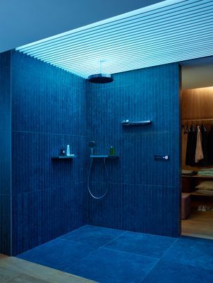 Hansgrohe Fertigset, für 3 Verbraucher RainPad schwarz / chrom, Farbe schwarz, chrom Bild 14