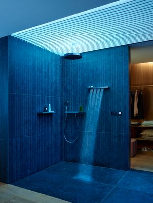 Hansgrohe Fertigset, für 3 Verbraucher RainPad schwarz / chrom, Farbe schwarz, chrom Bild 16