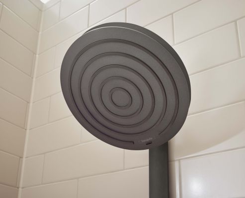 Hansgrohe S Showerpipe 260 2-strahlig, mit AP-Thermostat, 1104 x 413 x 276 mm, Farbe schwarz Bild 4