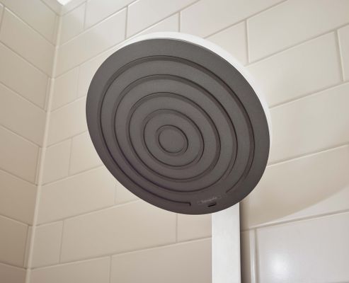 Hansgrohe Showerpipe Pulsify S 260 2jet, mit Brausethermostat Aufputz matt, 1104 x 413 x 276 mm, Farbe weiß Bild 4