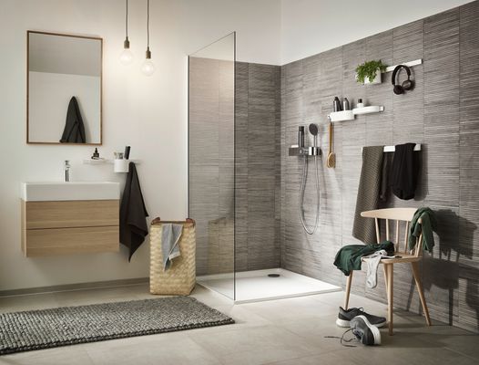 Hansgrohe Handbrause Pulsify 105 3-strahlig, Relaxation, verchromt, Farbe chrom Bild 11