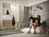 Hansgrohe Push-Schieber, für WallStoris mattschwarz, Farbe Schwarz Matt Bild 2