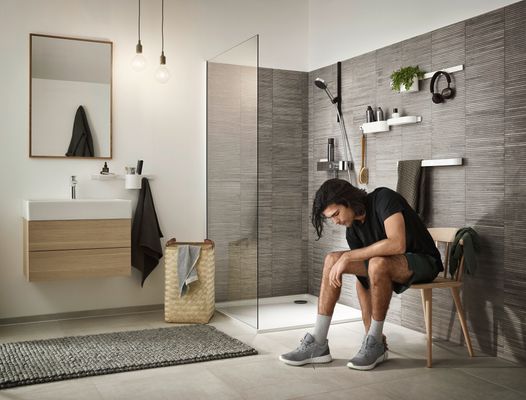 Hansgrohe Handbrause Pulsify 105 3-strahlig, Relaxation, verchromt, Farbe chrom Bild 12