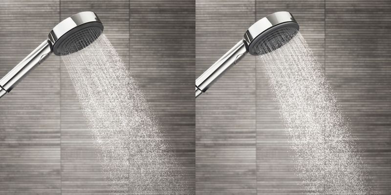 Hansgrohe Handbrause Pulsify 105 3-strahlig, EcoSmart, Relaxation, Farbe chrom Bild 14