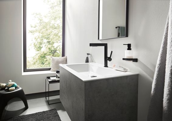 Hansgrohe Lotionspender AddStoris, 158 x 81 x 118 mm, Farbe schwarz Bild 20