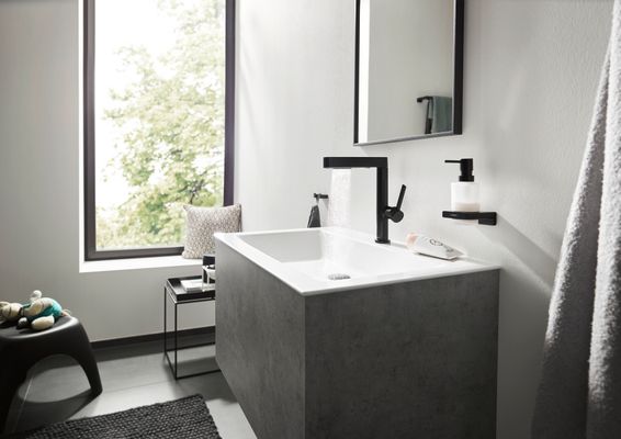 Hansgrohe Lotionspender AddStoris, 158 x 81 x 118 mm, Farbe schwarz Bild 21