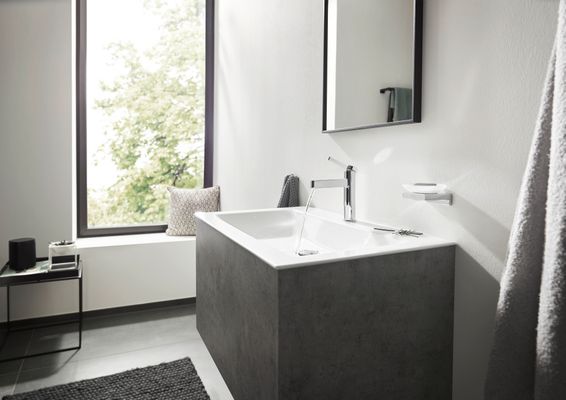 Hansgrohe Einhebel-Waschtischmischer 110, CoolStart, Push-Open, Ausladung 139 mm, Farbe chrom Bild 9