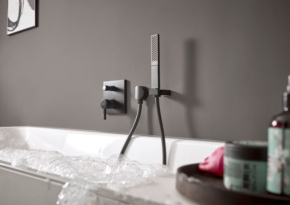 Hansgrohe Stabhandbrause Rainfinity 1jet 100 x 38 mm, matt, 230 mm, Farbe schwarz Bild 7