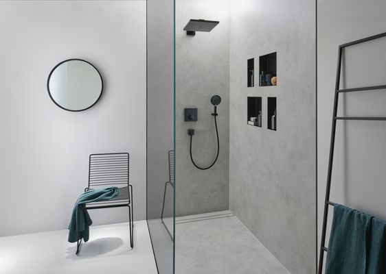 Hansgrohe Wandnische XtraStoris Minimalistic rahmenlos 300 x 300 x 100 mm MSW, 390 x 390 mm Bild 12