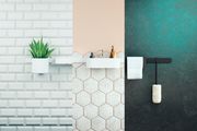Hansgrohe Push-Schieber, für WallStoris mattschwarz, Farbe Schwarz Matt Bild 6