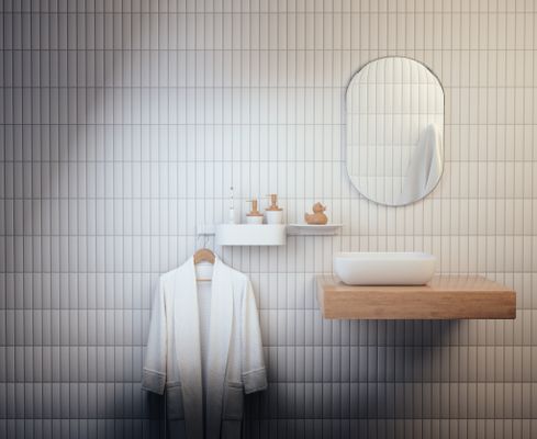 Hansgrohe Wandstange WallStoris 500 matt, 500 x 12 mm, Farbe weiß Bild 13