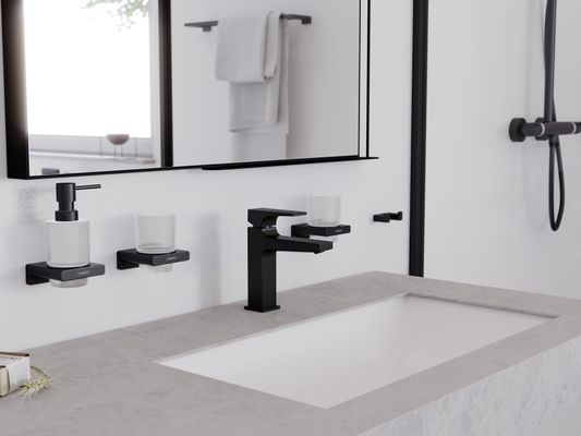 Hansgrohe Badetuchhalter AddStoris matt, 32 x 70 x 70 mm, Farbe schwarz Bild 10