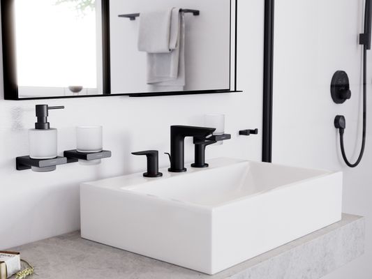 Hansgrohe Badetuchhalter AddStoris matt, 32 x 70 x 70 mm, Farbe schwarz Bild 12