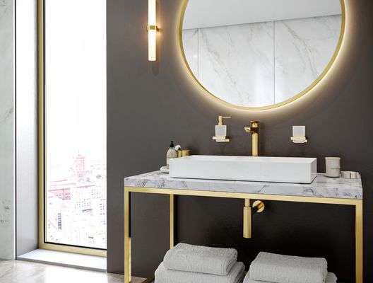 Hansgrohe Zahnputzbecher AddStoris polished gold optic, 94 x 81 x 91 mm, Farbe gold Bild 9