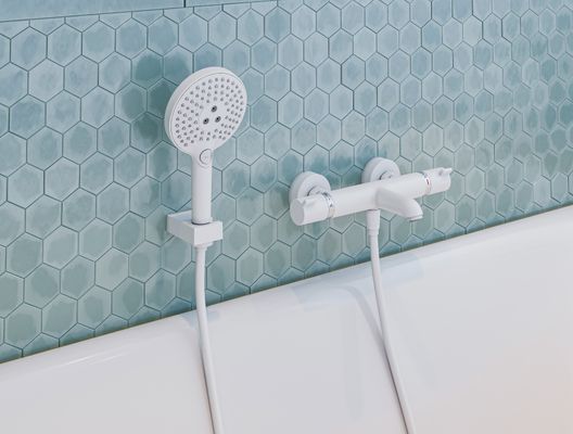 Hansgrohe Handbrause Raindance Select S 120 EcoSmart matt, 125 mm, Farbe weiß Bild 5