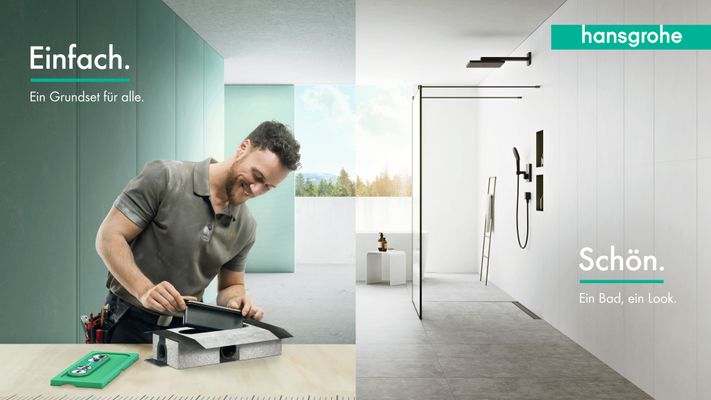 Hansgrohe Wandnische XtraStoris Minimalistic rahmenlos 300 x 300 x 100 mm MSW, 390 x 390 mm Bild 19