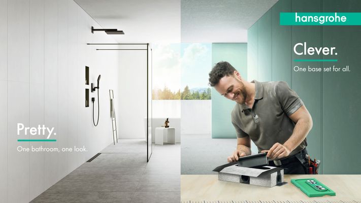 Hansgrohe Wandnische XtraStoris Minimalistic rahmenlos 300 x 300 x 100 mm MSW, 390 x 390 mm Bild 20
