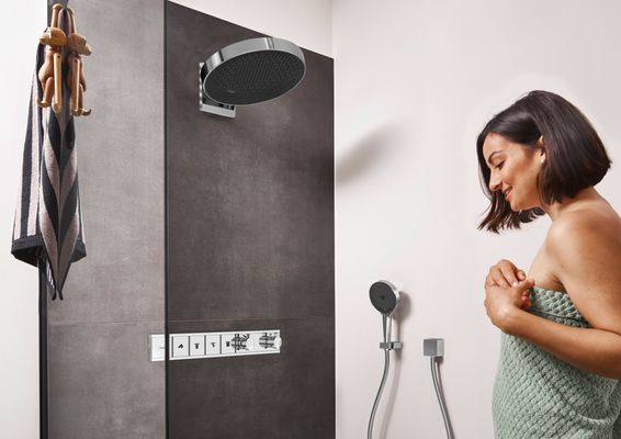 Hansgrohe UP-Thermostat Fertigset, für Fertigset 4 Verbraucher, Farbe chrom Bild 4