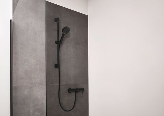 Hansgrohe Handbrause Rainfinity 130 3jet Ø, 3-Strahl, matt, 130 mm, Farbe schwarz Bild 7
