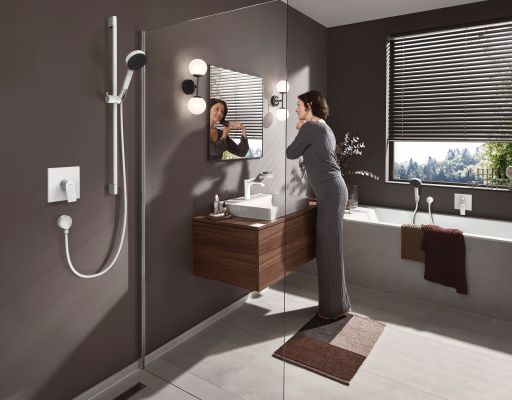 Hansgrohe Seifenschale AddStoris matt weiss, 52 x 107 x 109 mm, Farbe weiß Bild 15