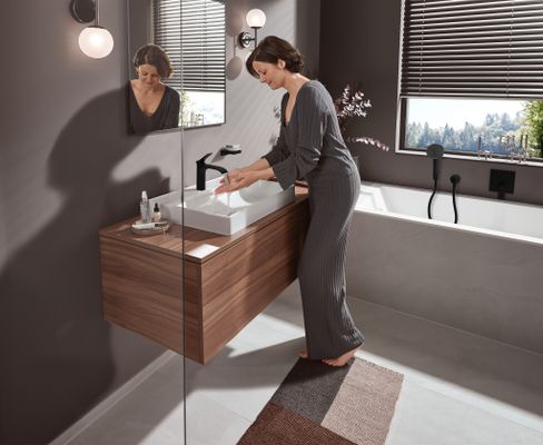 Hansgrohe Seifenschale AddStoris, 52 x 107 x 109 mm, Farbe schwarz Bild 25