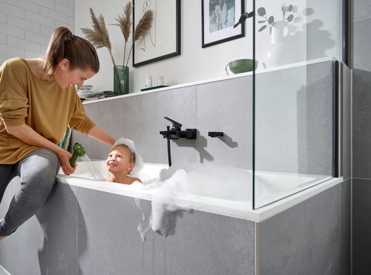 Hansgrohe Kinderhandbrause 2jet Jocolino Krokodil 2-strahlig, Farbe grün Bild 10