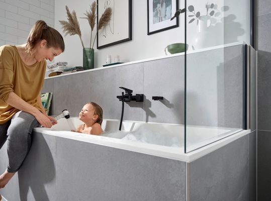 Hansgrohe Kinderhandbrause 2jet Zebra Jocolino schwarz / weiss, Farbe schwarz Bild 6