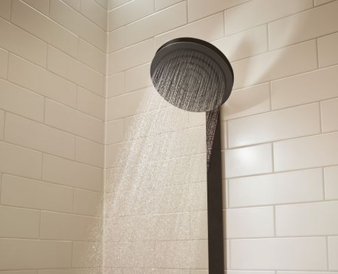 Hansgrohe S Showerpipe 260 2-strahlig, mit AP-Thermostat, 1104 x 413 x 276 mm, Farbe schwarz Bild 13