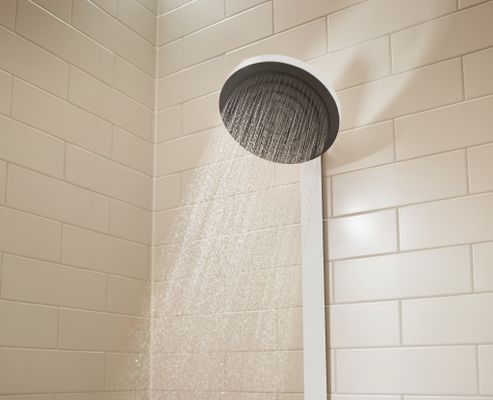 Hansgrohe Showerpipe Pulsify S 260 2jet, mit Brausethermostat Aufputz matt, 1104 x 413 x 276 mm, Farbe weiß Bild 15