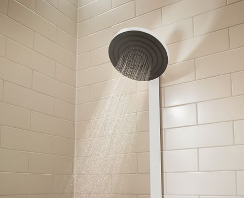Hansgrohe Showerpipe Pulsify S 260 2jet, mit Brausethermostat Aufputz matt, 1104 x 413 x 276 mm, Farbe weiß Bild 16