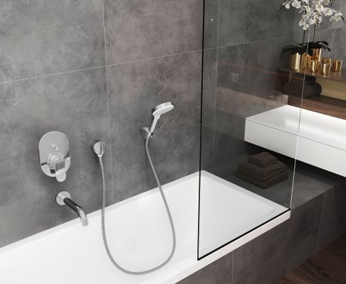 Hansgrohe Wandanschlussbogen Fix-Fit S 1/2" verchromt, Farbe chrom Bild 5