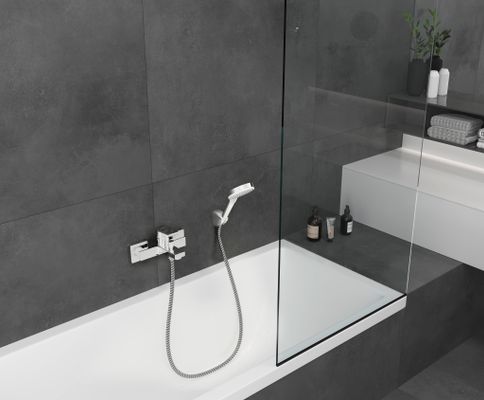 Hansgrohe Wannenmischer Aufputz Vernis Shape, Farbe chrom Bild 3