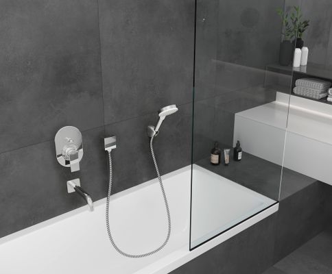 Hansgrohe Wanneneinlauf Vernis Shape, 204 mm, Farbe chrom Bild 3