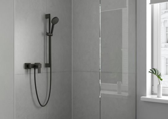 Hansgrohe Brauseset Vernis Blend Vario, mit Unica S Puro Typ 65 matt, Farbe schwarz Bild 7