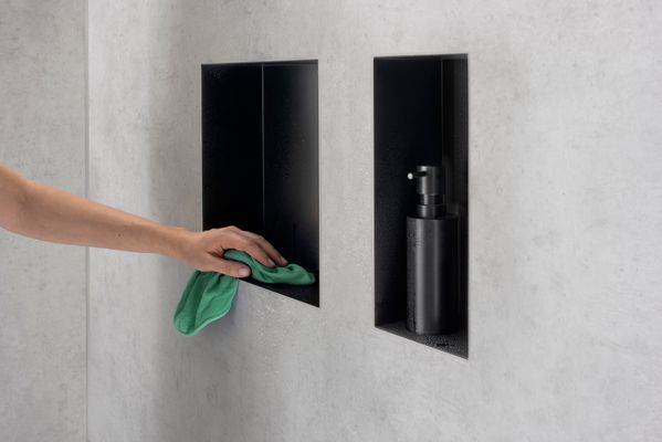 Hansgrohe Wandnische XtraStoris Minimalistic rahmenlos 300 x 300 x 100 mm MSW, 390 x 390 mm Bild 23
