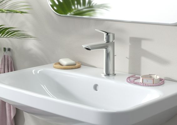 Hansgrohe Fine Einhebel-Waschtischmischer, ComfortZone 110, mit Ablaufgarnitur,121 mm, 177 x 121 mm, Farbe chrom Bild 11