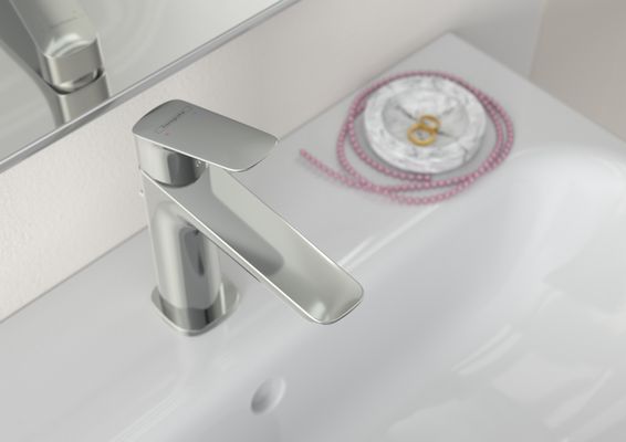 Hansgrohe Fine Einhebel-Waschtischmischer, ComfortZone 110, mit Ablaufgarnitur,121 mm, 177 x 121 mm, Farbe chrom Bild 13