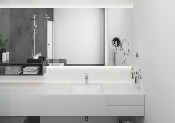 Hansgrohe Waschtischmischer 100 Vernis Shape Metall Ablauf, Farbe chrom Bild 12