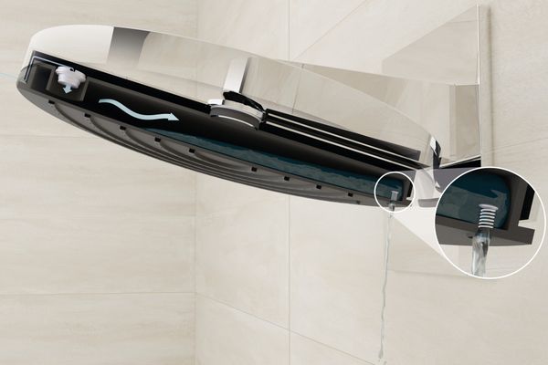Hansgrohe Showerpipe Pulsify S 260 1-strahlig EcoSmart, mit AP-Brausethermostat, 1137 x 413 x 591 mm, Farbe chrom Bild 11