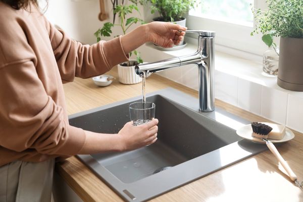 Hansgrohe Spültischmischer 160 Zesis M33 Ausziehbrause 2jet, Farbe chrom Bild 5