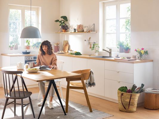 Hansgrohe Spültischmischer 150 Zesis M33 Ausziehbrause 2j sBox lite edelstahl-opt, Farbe silber Bild 3