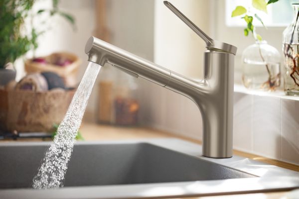 Hansgrohe Spültischmischer 150 Zesis M33 Ausziehbrause 2j sBox lite edelstahl-opt, Farbe silber Bild 5