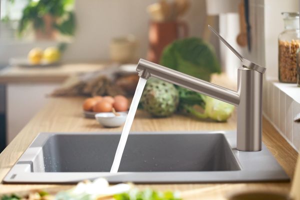 Hansgrohe Spültischmischer 150 M33 1jet, Edelstahl Optik, Farbe silber Bild 4