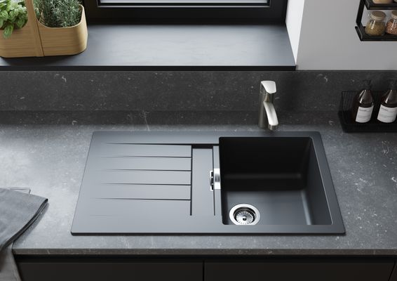 Hansgrohe Einhebel-Spültischbatterie 160 Focus schwenkbarer Auslauf, Edelstahl Optik, Farbe silber Bild 4