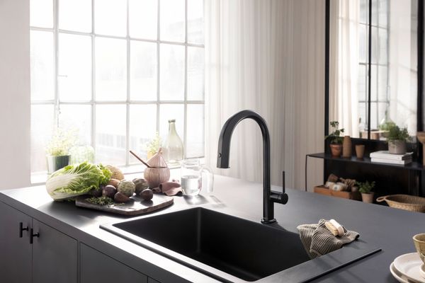 Hansgrohe FilterSystem 210 Aqittura M91 Ausziehausl.1jet mattschwarz Bild 4