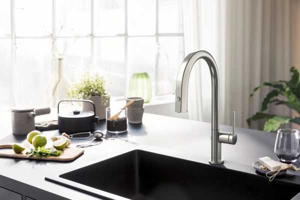 Hansgrohe FilterSystem 210 Aqittura M91 Ausziehausl.1jet edelstahl-optik, Farbe silberfarben Bild 4