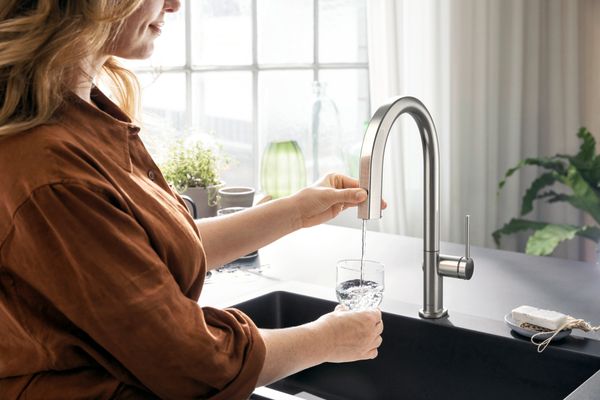 Hansgrohe FilterSystem 210 Aqittura M91 Ausziehausl.1jet edelstahl-optik, Farbe silberfarben Bild 5