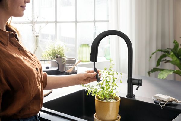 Hansgrohe FilterSystem 210 Aqittura M91 Ausziehausl.1jet mattschwarz Bild 11