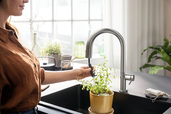 Hansgrohe FilterSystem 210 Aqittura M91 Ausziehausl.1jet edelstahl-optik, Farbe silberfarben Bild 6